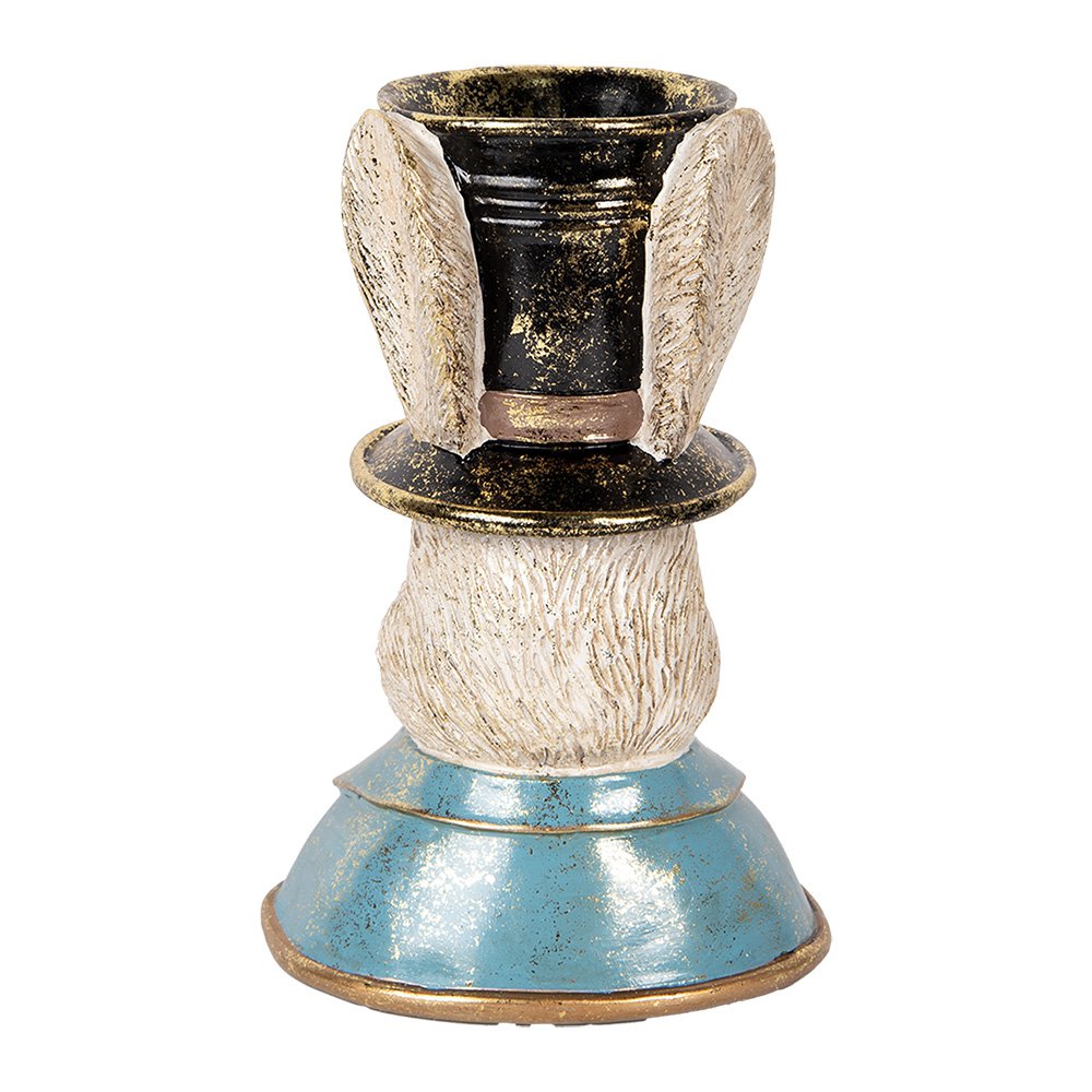 Decoratie Beeld Konijn 29 cm Beige Kunststof