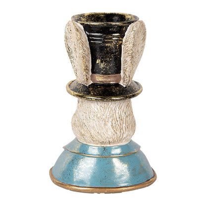 Decoratie Beeld Konijn 29 cm Beige Kunststof