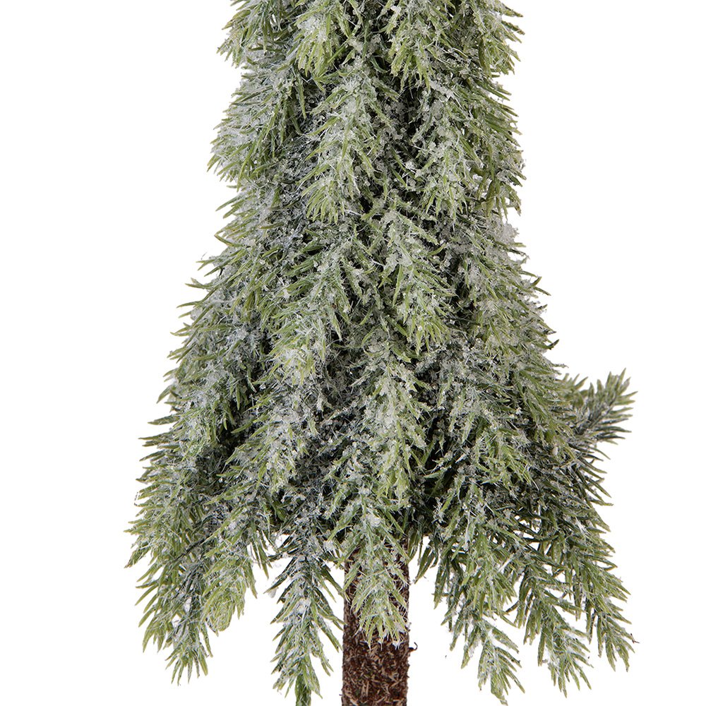Mini Artificial Christmas Tree Ø 13x50 cm Green Wood