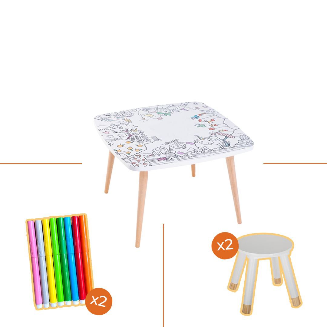 Kleurkruk set van 2