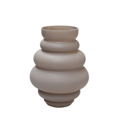 Vaas Maputo Ø22 x H30 cm mat ivory