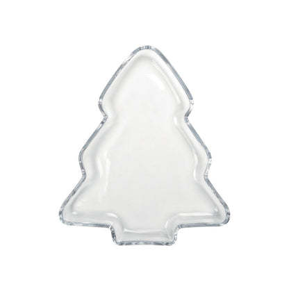 Glazen schaal 25x22x2,5 cm