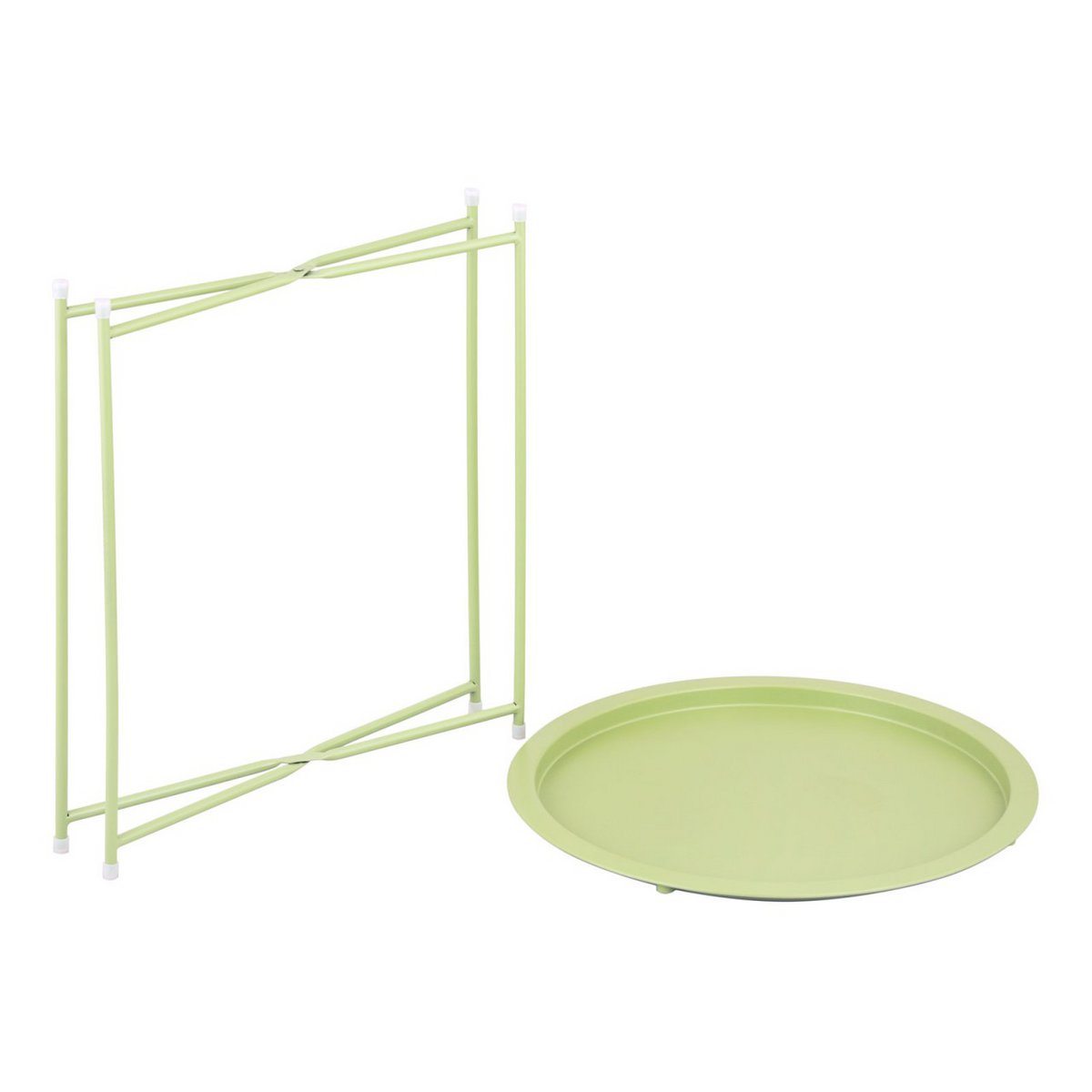 Bijzettafel metaal Ø 47x51 cm opvouwbaar