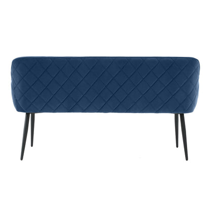 Bench 160 cm velvet blue
