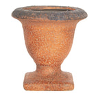 Flower Pot 12 cm Orange Ceramic Indoor Flower Pot
