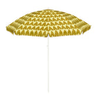 Strandparasol H180 x Ø160 cm bruin hartjesprint