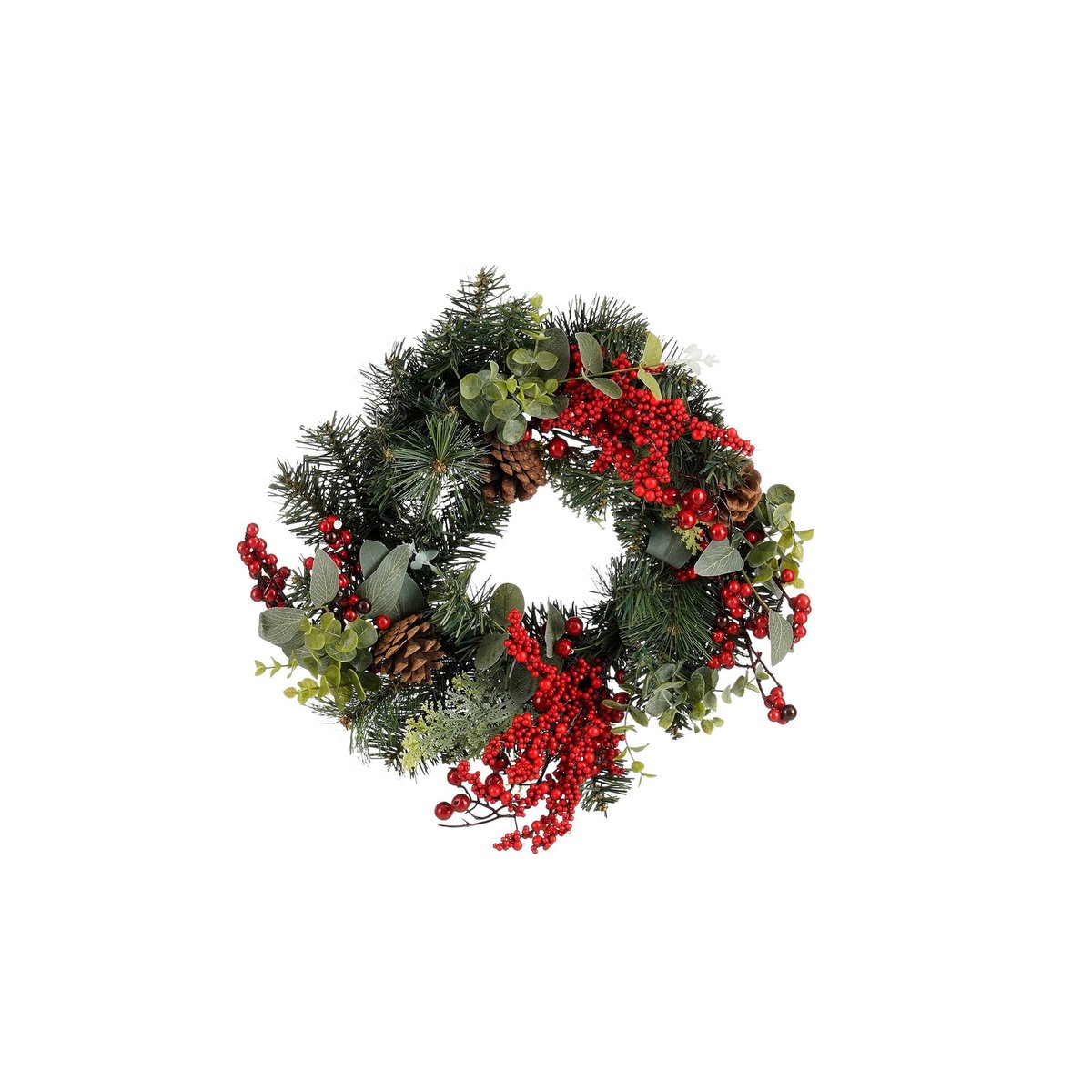Kerstkrans 40 cm rood