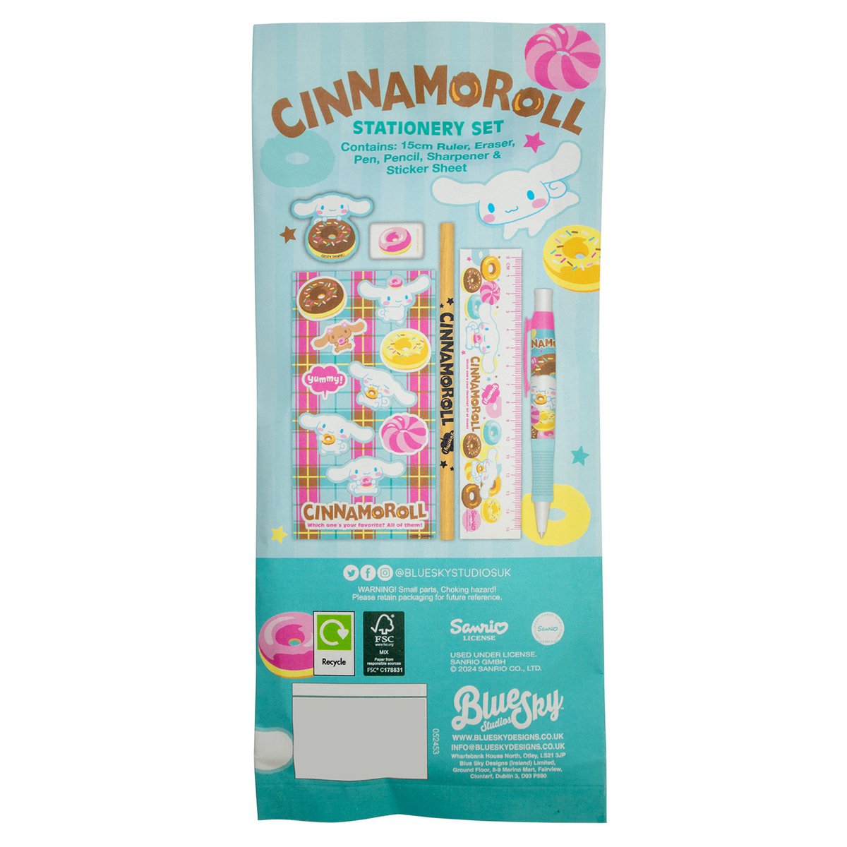 Briefpapier set 6 delen Cinnamoroll