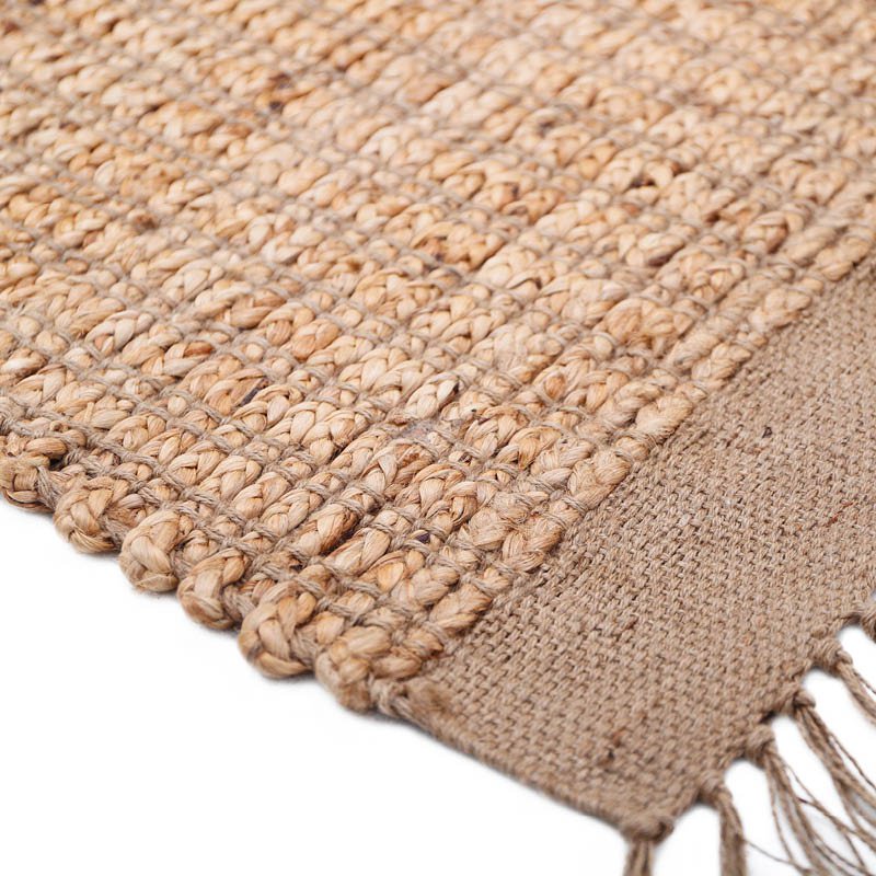 Vloerkleed jute 110x170 cm naturel