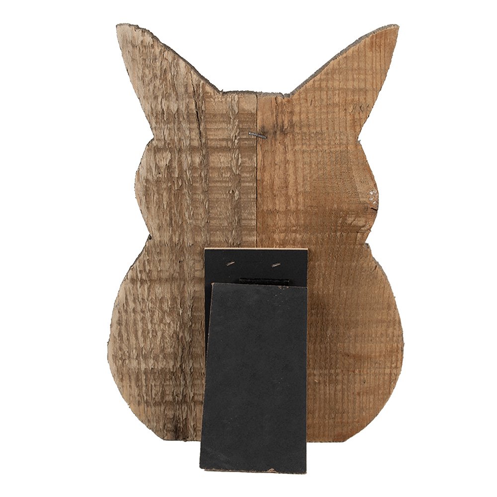 Fotolijst Konijn 18x2x25 cm bruin hout