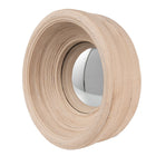 Spiegel Ø 24 cm beige kunststof
