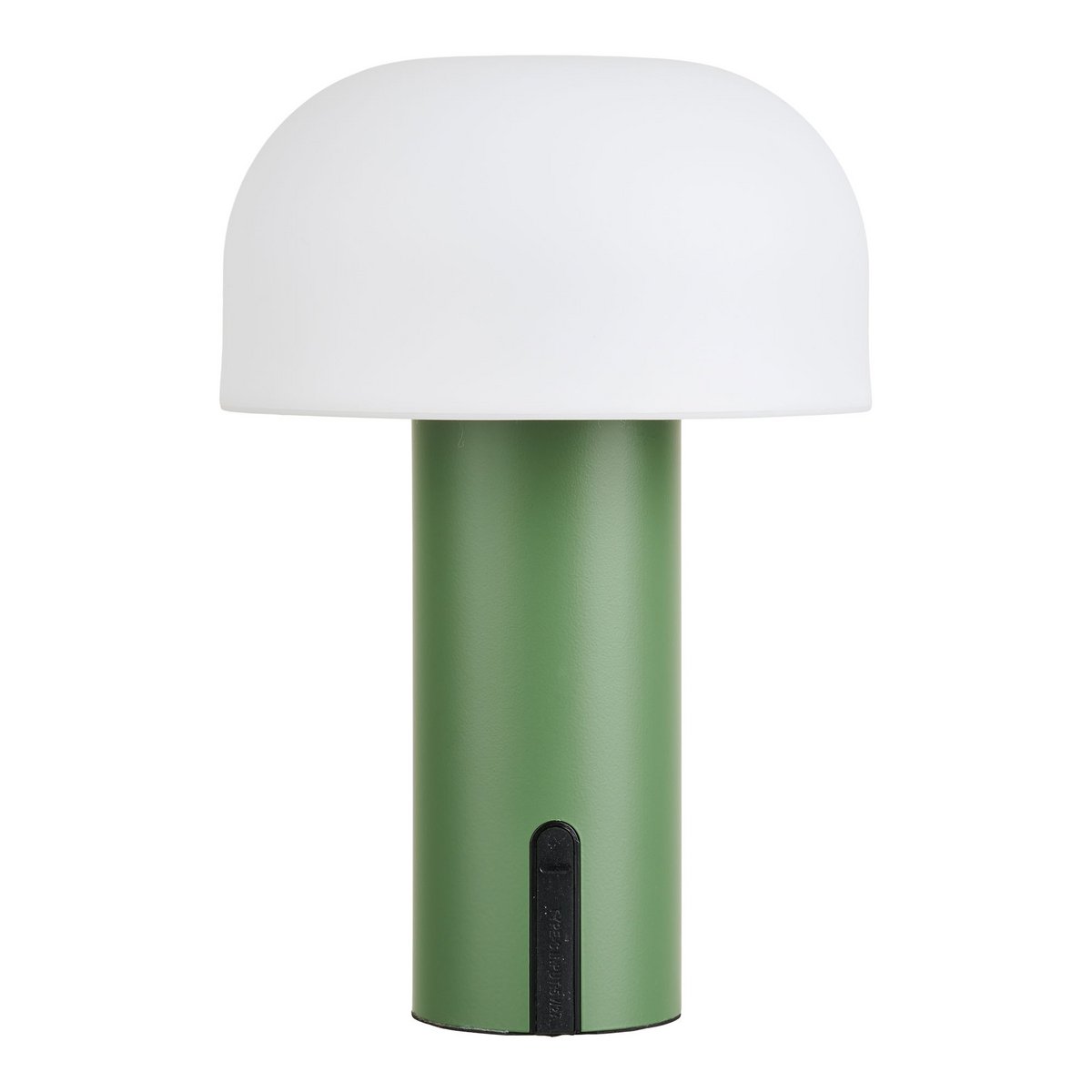 LED lamp oplaadbaar wit groen 15x22x15 cm staal