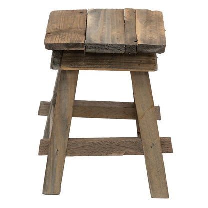 Plantenstandaard hout 15x15x21 cm bruin