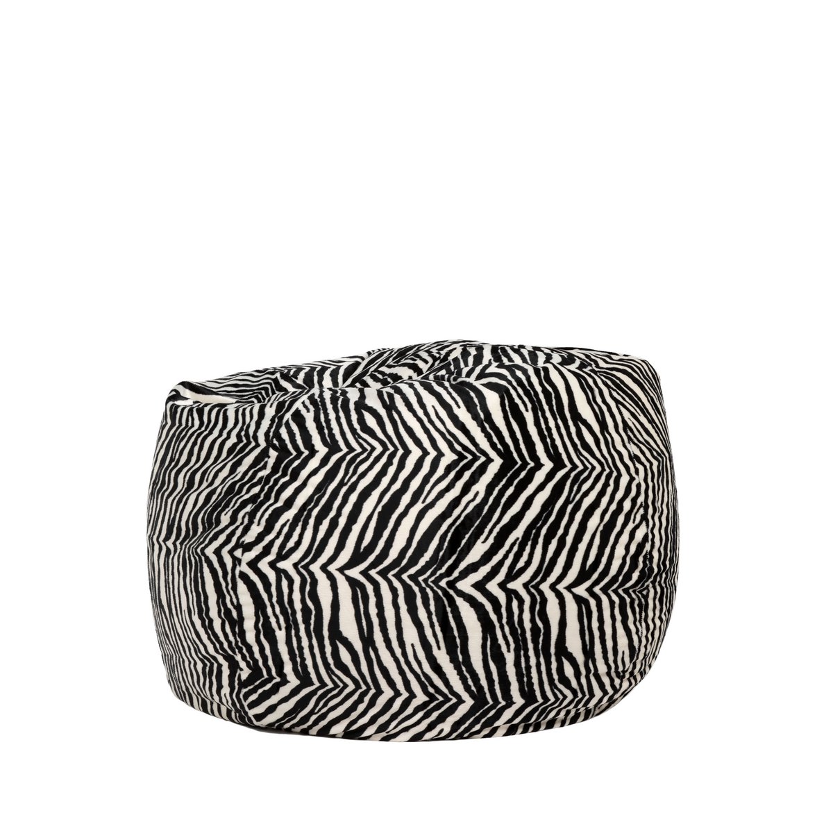 Original Zebra Bean Bag with Zebra Print for Indoors