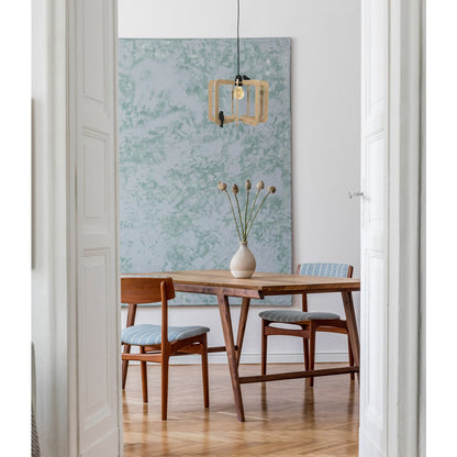 Hanglamp hout 30 cm MDF zwart