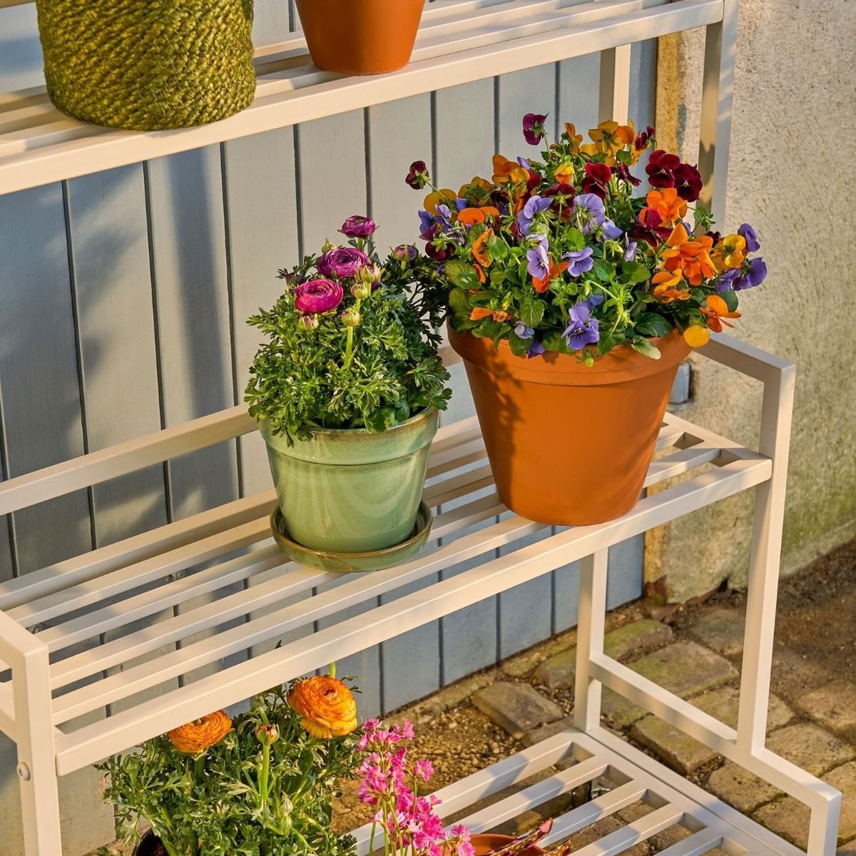 Plantenstandaard Greenrax 80x35x100 cm gebroken wit