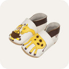 Babyslofjes leer suède zool 0-6 mnd