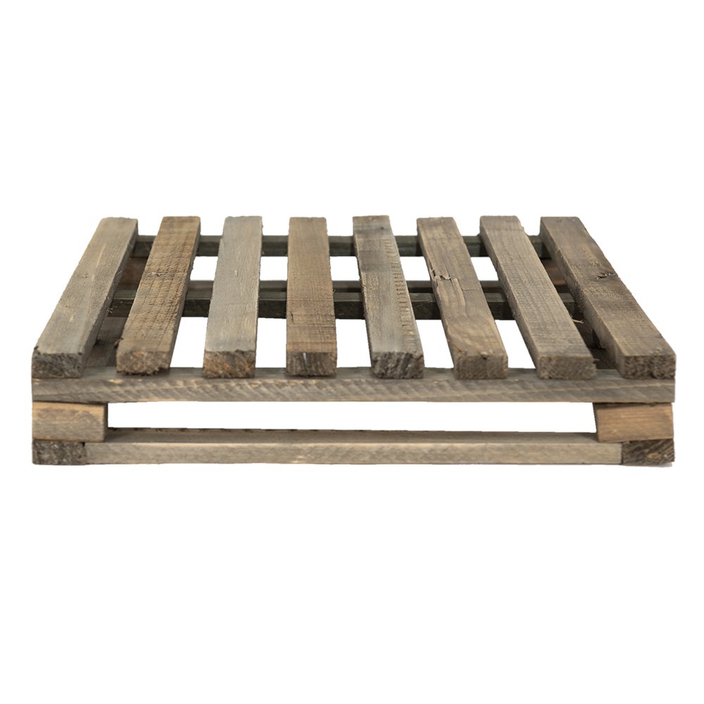 Plantenstandaard 40x32x5 cm bruin hout
