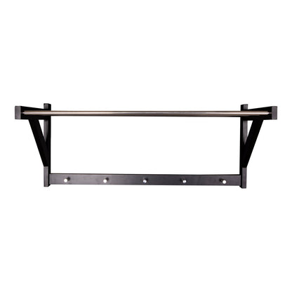 Hoedenplank 78x32x34 cm zwart populier staal