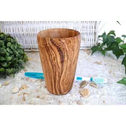 Drinkbeker olijfhout 200 ml 10 cm