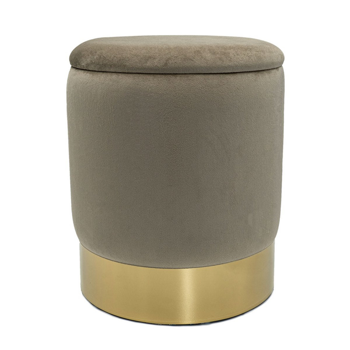 Ottomane met opbergruimte 31x38 cm velours