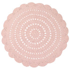 Kinderkleed gehaakt katoen 120 cm nude pink