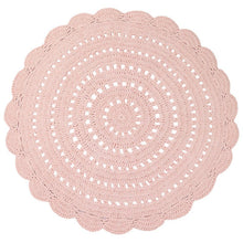 Kinderkleed gehaakt katoen 120 cm nude pink