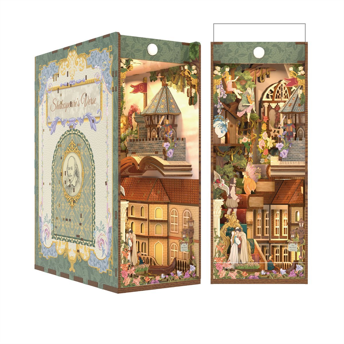 Tonecheer Boek Nook Shakespear Verse Inclusief Dust Cover
