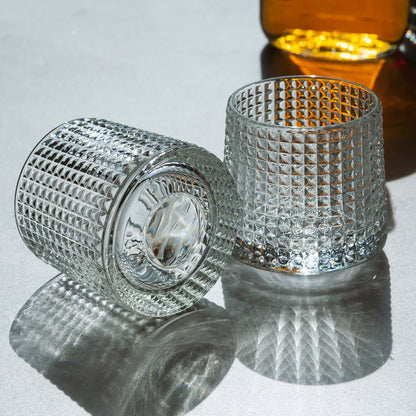 Whiskyglazen set van 2 borosilicaat glas