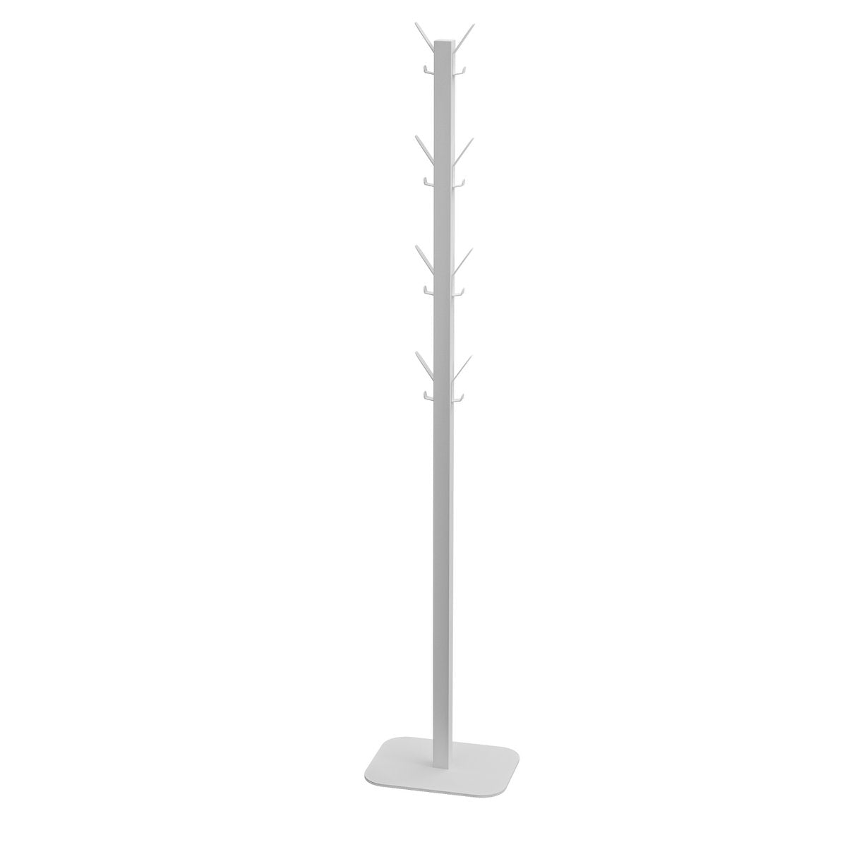 Staande kapstok 180 cm staal mat
