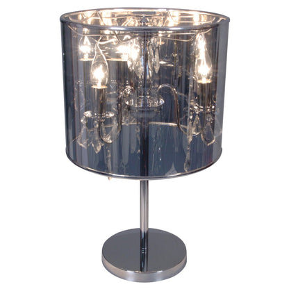 Deko Tafellamp Marella 56 cm Chroom Helder Ø 33 cm Compact