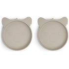 Siliconen bord 2-pack Koala Cobblestone 17x4 cm