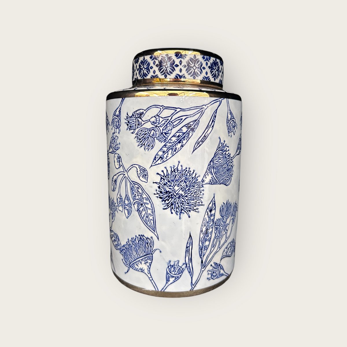 Blauw Witte Porseleinen Bloemenvaas Voor Keuken Thuis