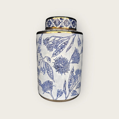 Blauw Witte Porseleinen Bloemenvaas Voor Keuken Thuis