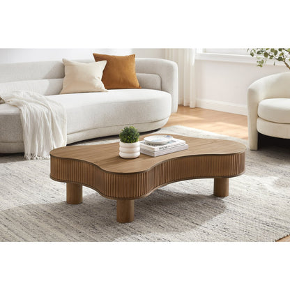 Salontafel 116x77x32 cm walnoot