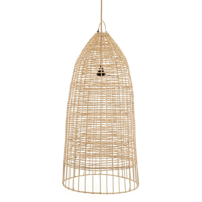 Hanglamp rattan naturel 100x30 cm