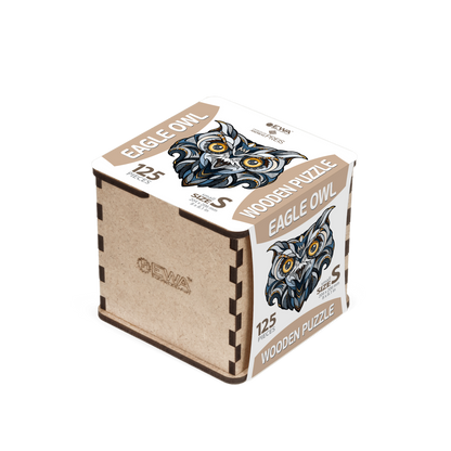 Houten legpuzzel 125 onderdelen 20,4x20,6 cm berkenmultiplex