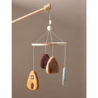 Babymobiel vilten huisjes 12 cm diameter