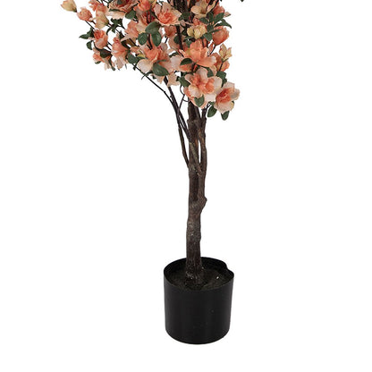 Kunstboom 135 cm oranje kunststof