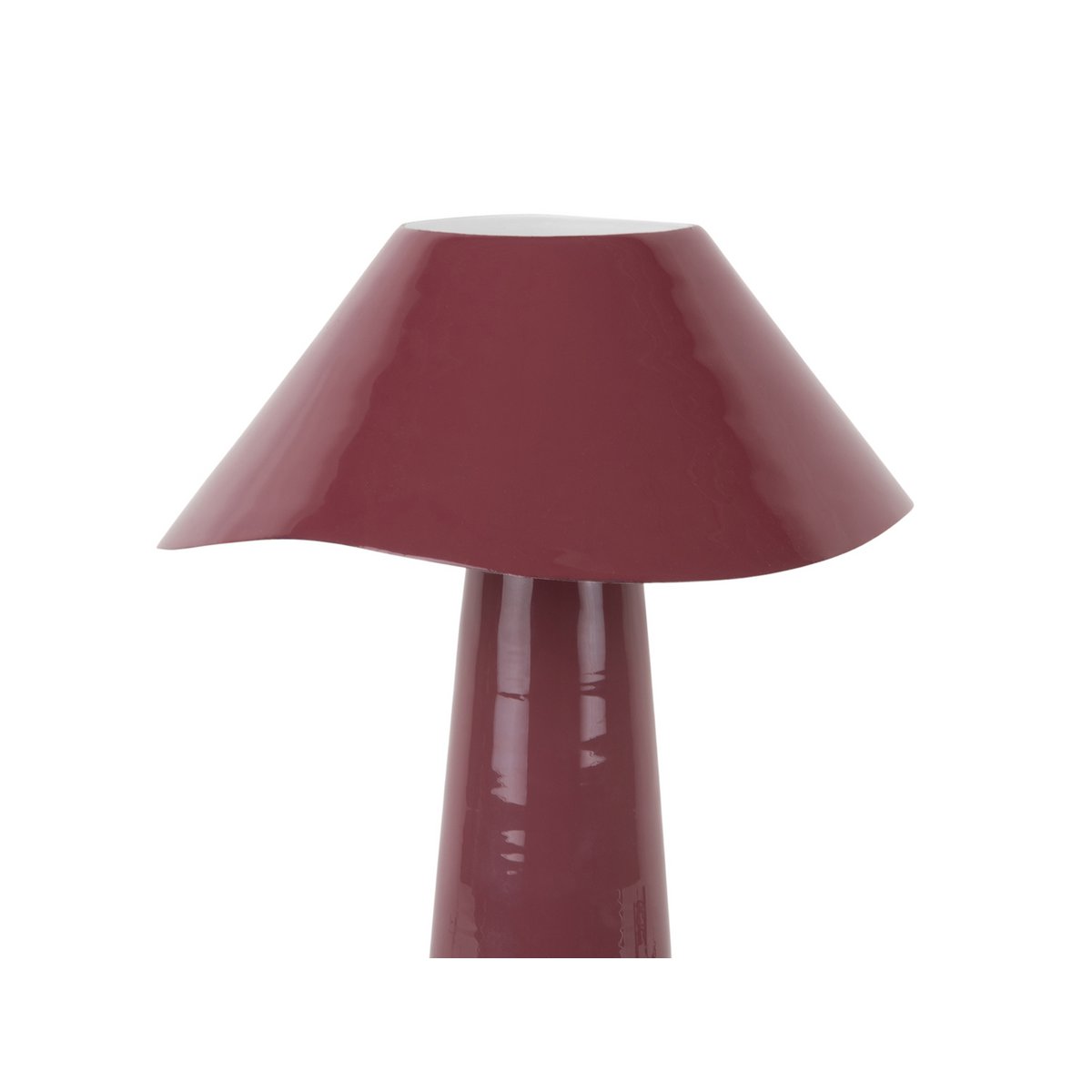 Tafellamp Ameno rood 28x33 cm ijzer