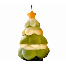 Gelaagde kerstboom geurkaars