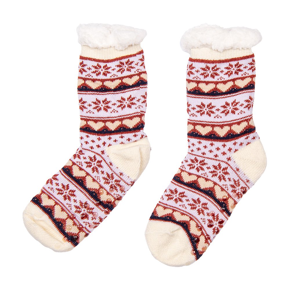 Kerstsokken set 12 stuks one size meerkleurig synthetisch
