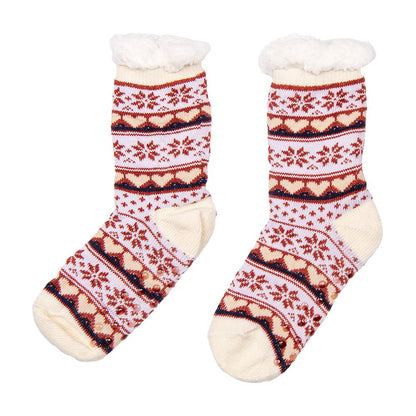 Kerstsokken set 12 stuks one size meerkleurig synthetisch