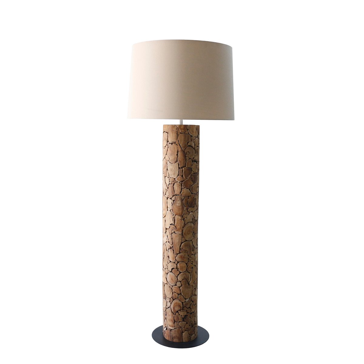 Vloerlamp drijfhout 170 cm naturel wit