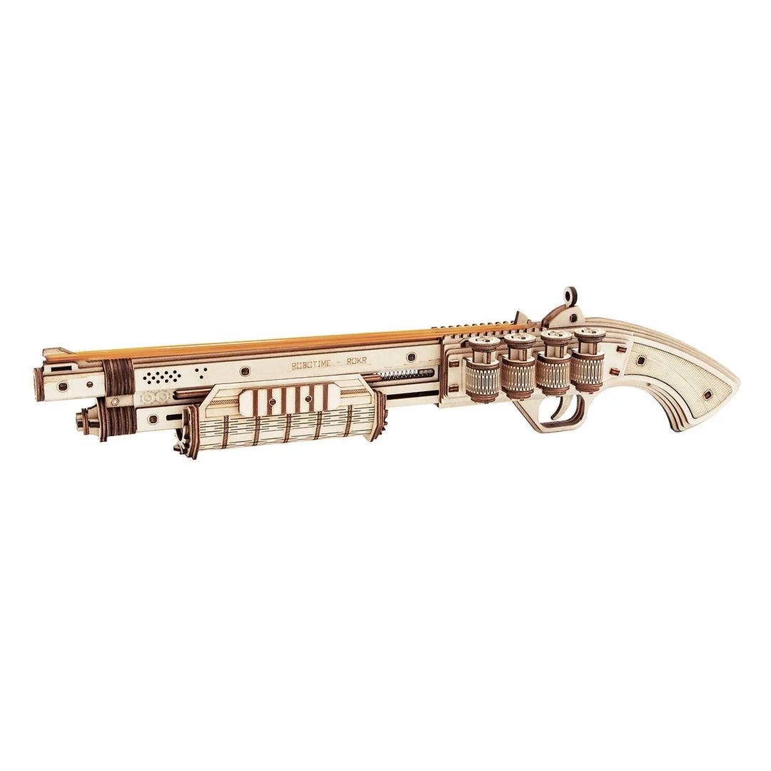 Houten 3D puzzel Terminator M870 43,3x6x9,2cm