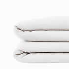 White organic cotton duvet cover