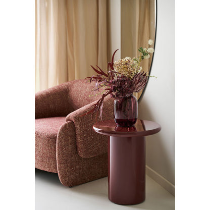 Bijzettafel 45x50 cm MDF bordeaux