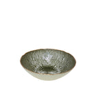 Green cup with gilded rim 23 cm