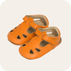 Babyschoenen lamsleer klittenband camel
