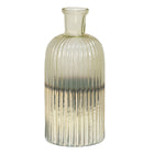 Vaas Ø 10x22 cm groen glas